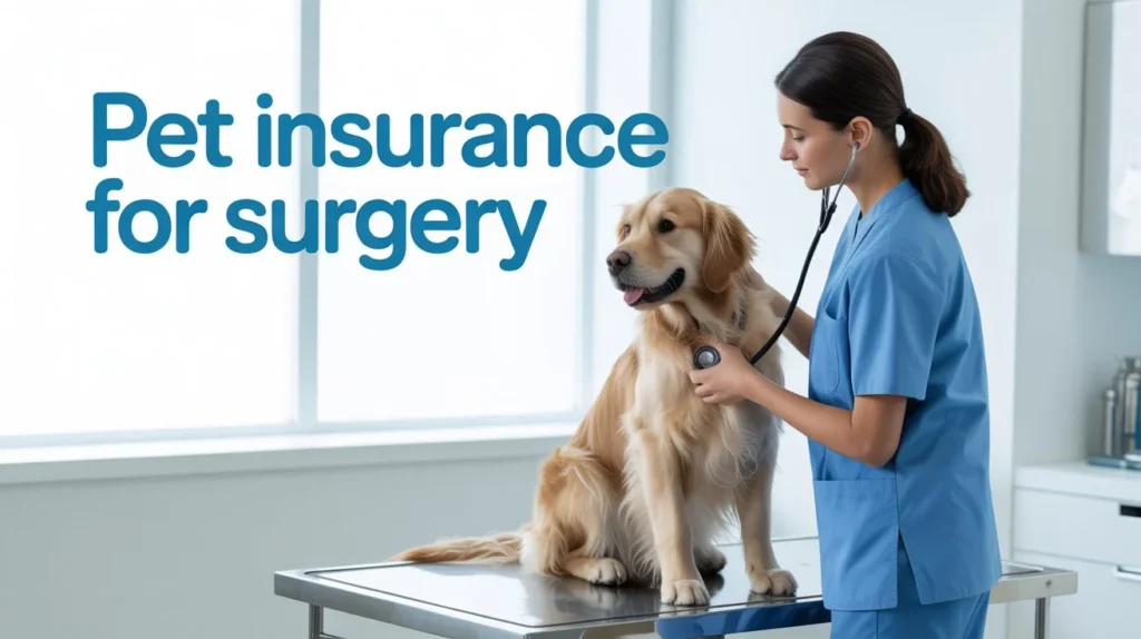 Pet insurance for surgery