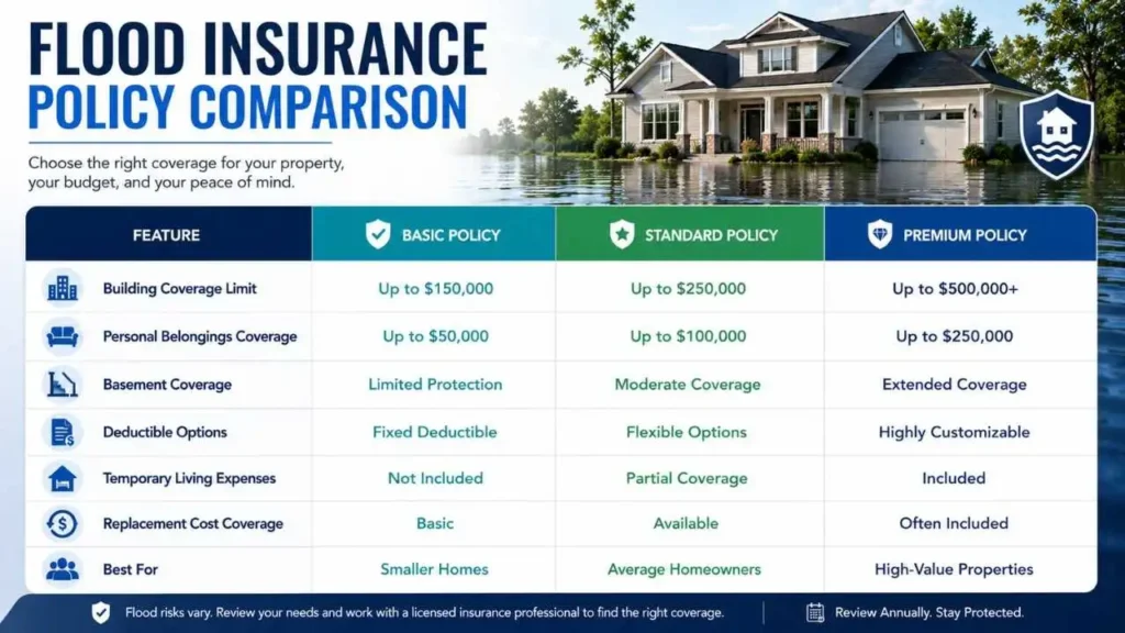 Flood Insurance Policy Comparison