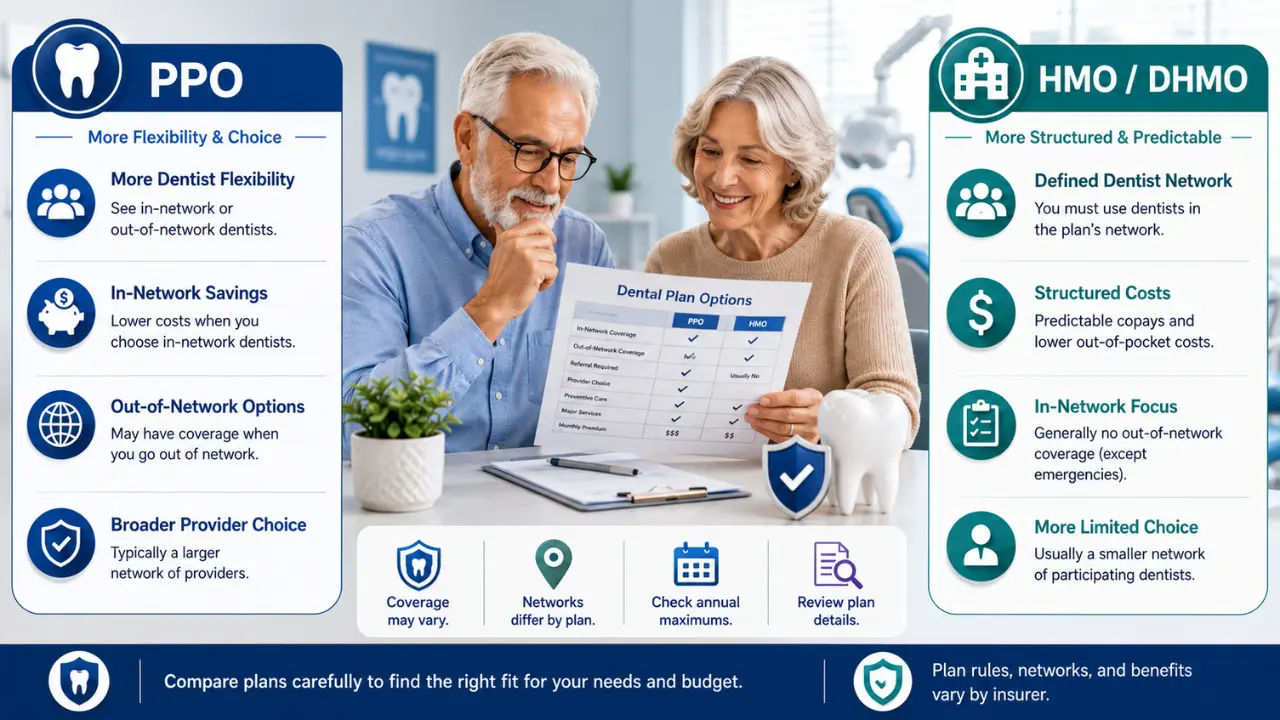 PPO and HMO Dental Insurance for Texas Seniors